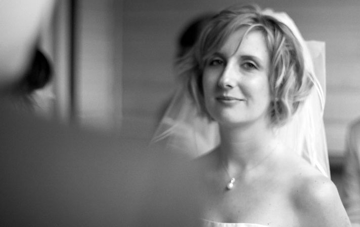 Kika at her wedding